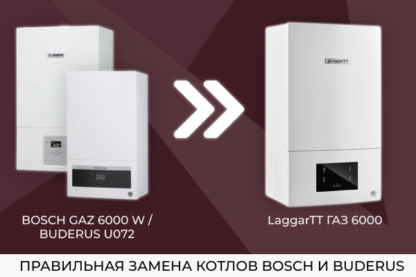 Если газовый котел Bosch или Buderus выработал свой ресурс, вам нужен LaggarTT