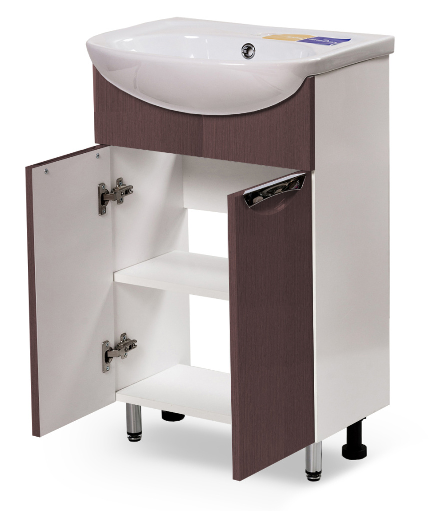 Тумба с раковиной Cersanit 500 две двери (Люкс)_Венге_темный2.jpg