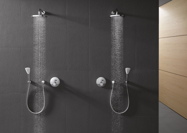 Скрытый монтаж душевой системы