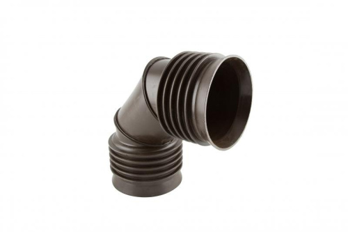 отвод для гофрированной трубы 90