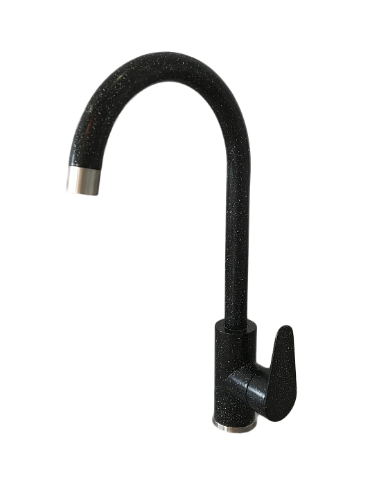 Смеситель мойка FRAP F40899-4 Черный ф35 - нерж/сталь