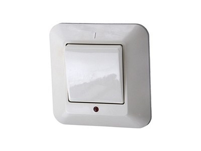 Выключатель скр. 2 кл. ПРИМА с инд. 250В 6А,бел