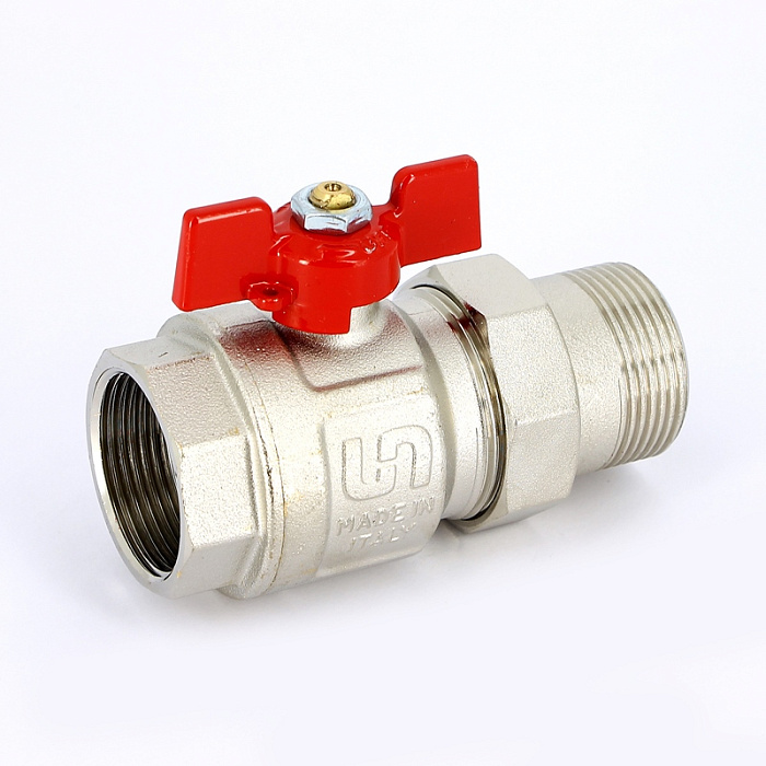 Кран шаровой 1 1/4" ВР - американка бабочка ETALON 113T5000 Uni-Fitt