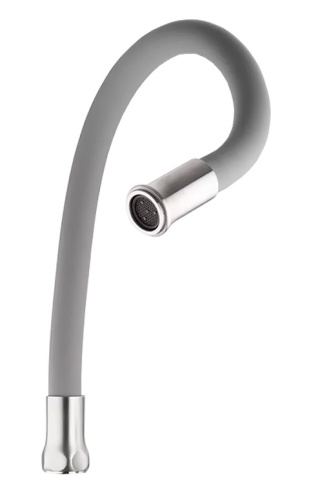 HB7180-3 Силиконовый гибкий излив (серый)