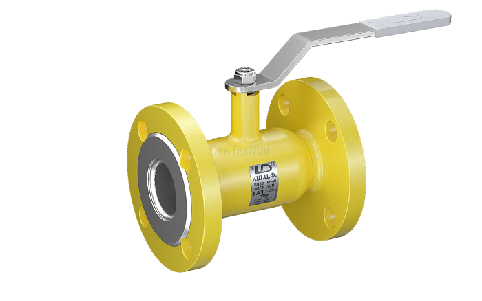Кран шаровой фланцевый 09Г2С Ду-80*16 кшц ГАЗ (полн. прох.) LD, Россия