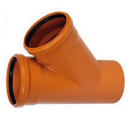 тройник косой оранж