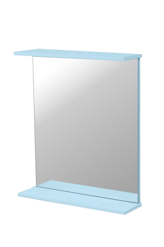 Шкаф зеркальный Инга  500_голубой