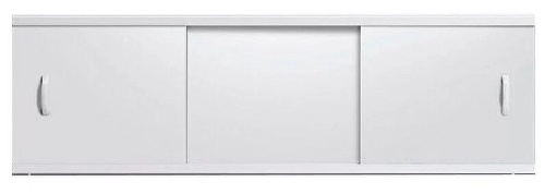 Экран под ванну 1700 мм, ODA из ПВХ-панелей, на алюминиевом каркасе, белый, Лидер