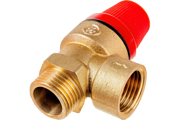 Клапан предохранительный 1/2" ВР - НР 6 Бар CRVP6M12